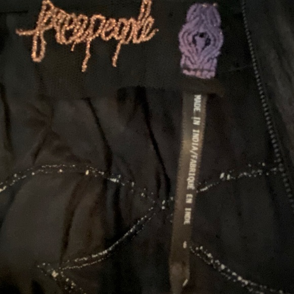 Limited Edition Free People Night Out Strapless Embroidered Mini Dress - Picture 11 of 15